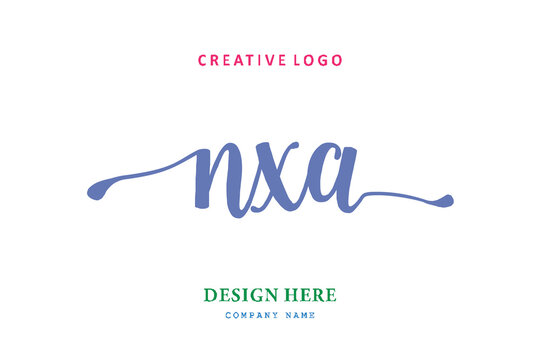 NXA lettering logo is simple, easy to understand and authoritative