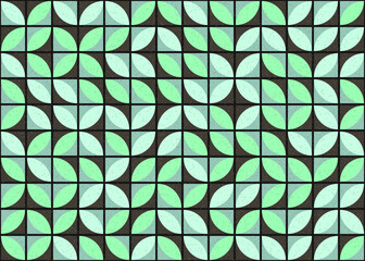 Abstract Geometric Pattern generative computational art illustration