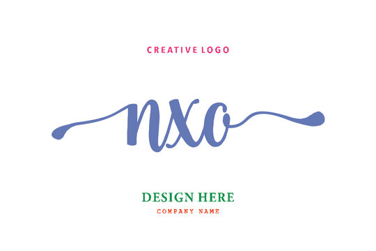 NXO lettering logo is simple, easy to understand and authoritative