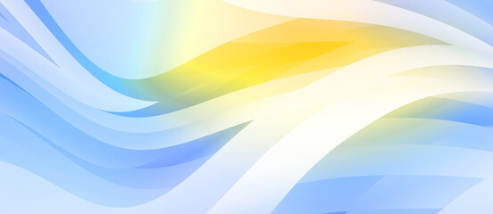 Abstract background with colorful gradient. Vibrant graphic wallpaper with stripes design. Fluid 2D illustration of modern movement.