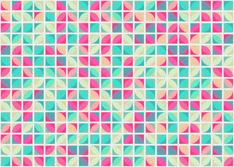 Abstract Geometric Pattern generative computational art illustration