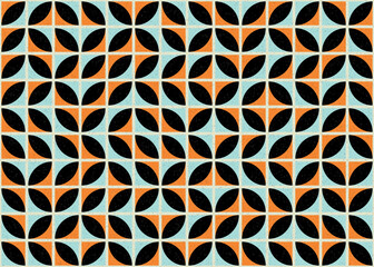 Abstract Geometric Pattern generative computational art illustration