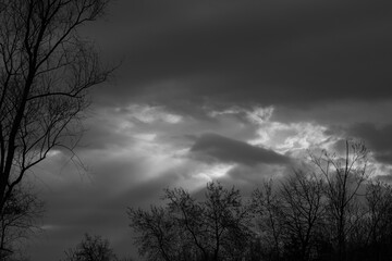 storm clouds lapse