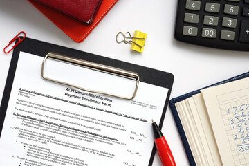 SBA form 3881 ACH Vendor/Miscellaneous Payment Enrollment Form