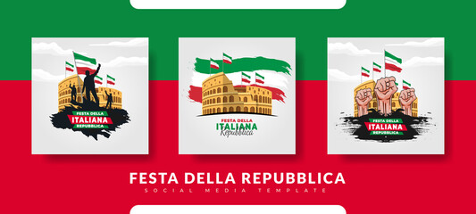 Republic Day of Italy (Italy: Festa della Repubblica Italiana). Celebrated annually on June 2 in Italy.