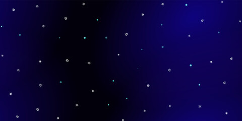 Obraz premium Falling Snowflakes seamless pattern flying snow