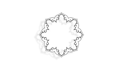 3d illustration single cube on white background with shadow