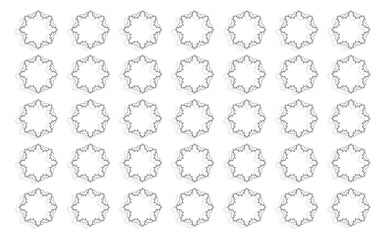 3d illustration multi cube on white and grey background