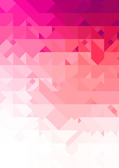 Intersecting shapes design on white background. Abstract minimalistic wallpaper. Colorful geometric template.