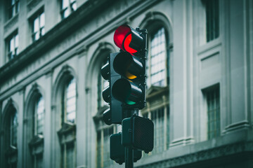 red traffic light