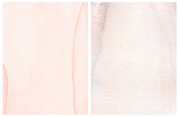 Watercolor Painting Pastel Pink Backgrounds. Abstract Light Blush Pink Layouts. Simple Print ideal for Cover, Decoration. 