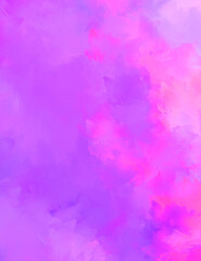 Abstract background of colorful brush strokes. Brushed vibrant wallpaper. Painted artistic creation. Unique and creative illustration.