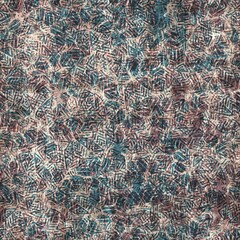 Seamless blue pink cream and navy surface pattern. High quality illustration. Overlaid and multiplied distressed and grungy worn abstract design for print. Detailed artistic repeat tile swatch.