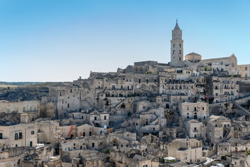 Obraz premium Matera Basilicata streets panorama