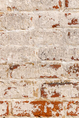 fragment of a brick wall