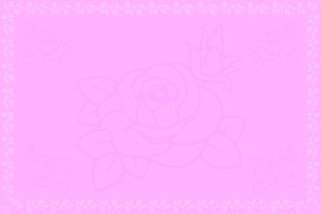 Rose and pink color background.