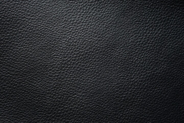 Close up of black leather texture and background