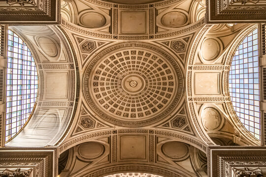 Vue De La Coupole Du Panthéon, Paris, France