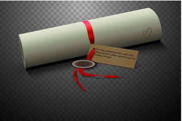 roll of parchment