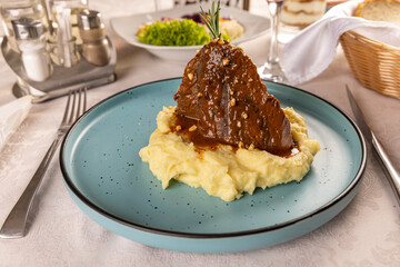 Slow cooked pork