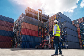 Foreman control loading Containers box