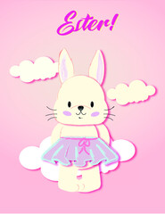 easter bunny card