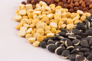 Set of spices, top view stock photo