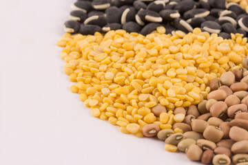 Set of spices, top view stock photo