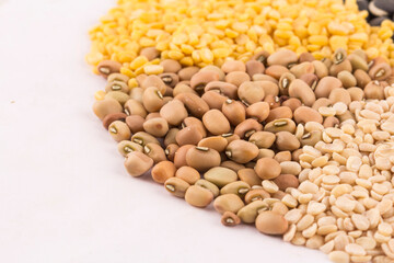 Set of spices, top view stock photo