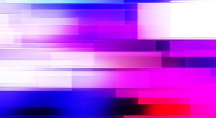 Fototapeta premium Geometric multicolored intersecting lines. Graphic illustration of digital technology. Abstract background.
