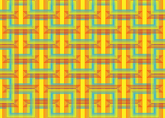 Yellow background with a linear pattern. Seamless texture.