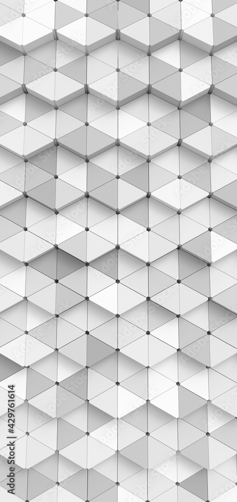 Poster volumetric figures at different levels as background and texture. backdrop
