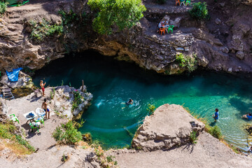 Clear water river of Akchour, morocco