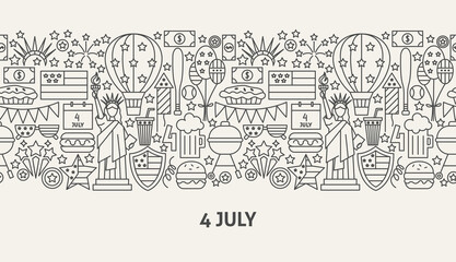 4 July Banner Concept