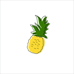 illustration fruit vector summer vitamin
