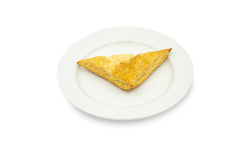 Puff pastry pie for restaurant menu.