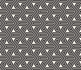 Vector seamless pattern. Modern stylish abstract texture. Repeating geometric tiles