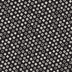 Seamless chaotic patterns. Randomly scattered geometric shapes. Abstract retro background design