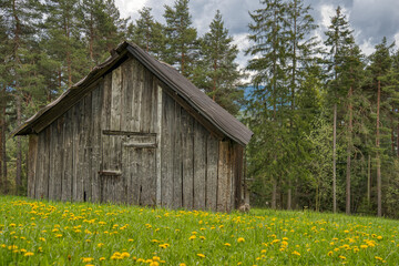 old wooden house