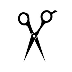 Scissor icon design template vector on white background