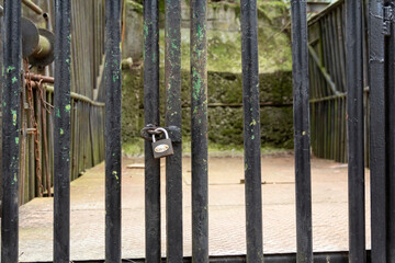 padlock on the fence