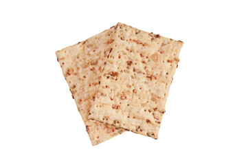 Biscuits close up isolated on white background