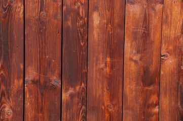Decorative panel from wooden boards