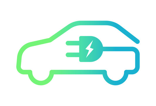 recommend clip art: Electric car with plug icon symbol, EV car, Green hybrid vehicles charging point logotype, Eco friendly vehicle concept, Vector illustration