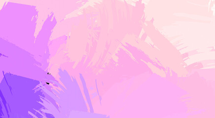 Obraz premium Painted composition with vibrant brush strokes. Textured colorful painting. Paint brushed wallpaper.
