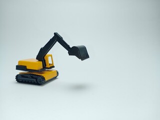 Obraz premium excavator bucket and shovel