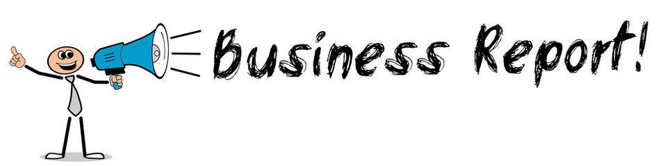 Obraz premium Business Report!