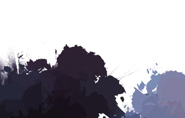 Brushed Painted Abstract Background. Wild chaotic brushstrokes. Strokes of paint. 2D Illustration. Brush stroked painting.