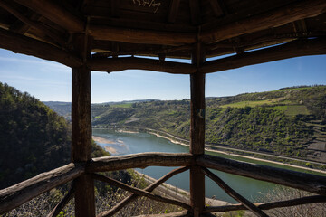 Rheinsteig bei St. Goarshausen April 2021