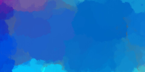 Abstract background of colorful brush strokes. Brushed vibrant wallpaper. Painted artistic creation. Unique and creative illustration.